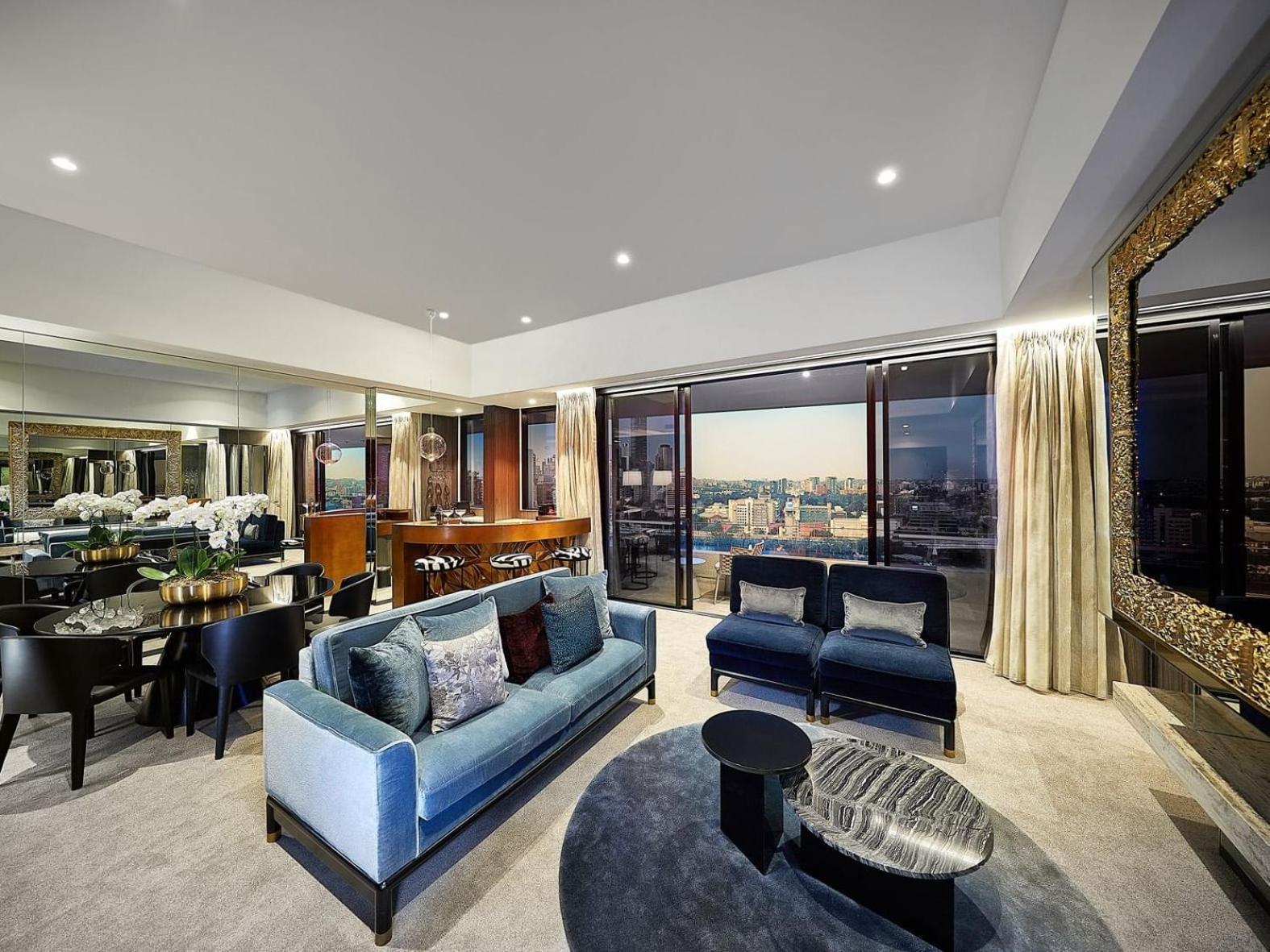 Emporium Hotel South Bank Brisbane Exterior foto The living room of a three-bedroom apartment